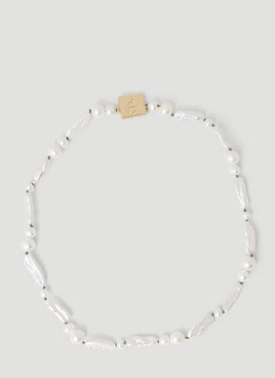 Eliou Juno Pearl Necklace In White