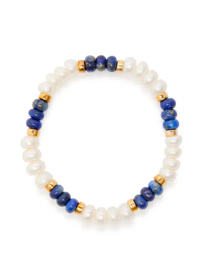 Eliou Kalid Beaded Bracelet In White