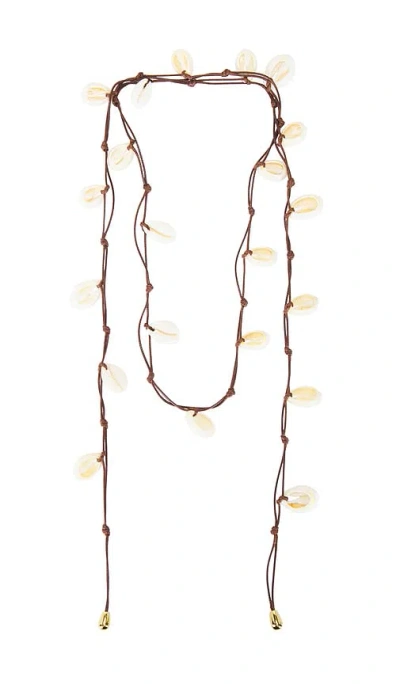 Eliou Kalua Wrap Necklace In Brown