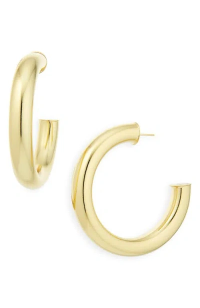 Eliou Éliou Kayo Oversize 18k Gold Plate Hoop Earrings