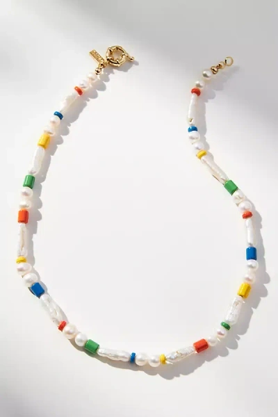 Eliou Éliou Lisa Colorful Pearl Necklace In Multi