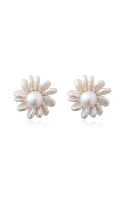Eliou Maisie Earrings In White