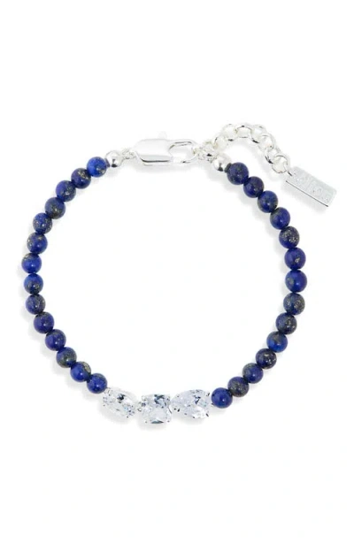 Eliou Éliou Maren Lapis Lazuli Beaded Bracelet In Blue