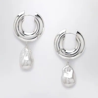 ELIOU ELIOU PEARL SILVER EARRINGS