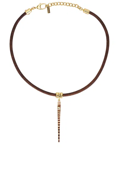 Eliou Selkie Necklace In Brown