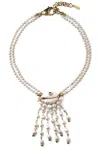 Eliou Éliou Serena Freshwater Pearl Beaded Pendant Necklace In Pearl