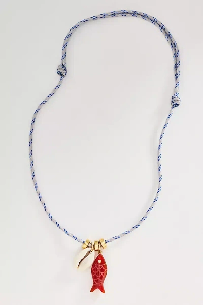 Eliou Éliou Snapper Necklace In Blue