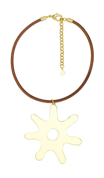Eliou Soleil Necklace In Gold Plated
