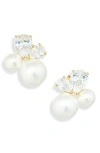 Eliou Éliou Sopra Cluster Stud Earrings In Gold