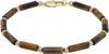 Eliou Ssense Exclusive Brown & Gold Felix Bracelet In Brown
