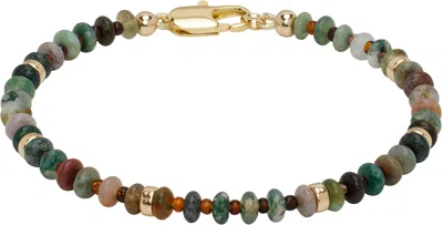 Eliou Ssense Exclusive Multicolor Boris Bracelet In Gold