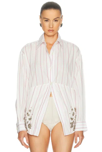 Eliou Sumi Button Down Shirt In Pink