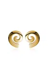 Eliou Éliou Swirl Drop Earrings In Gold