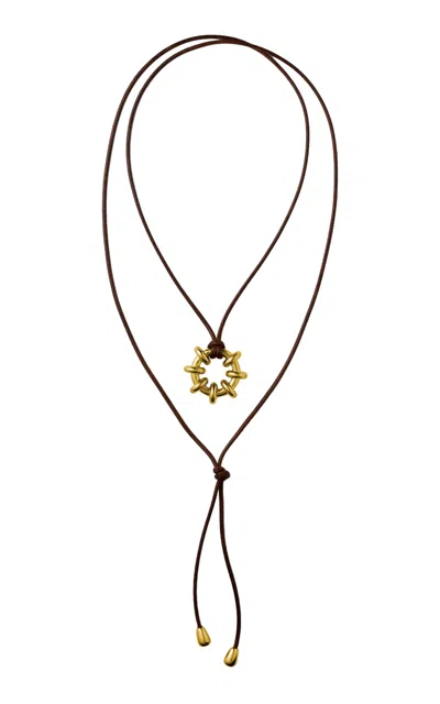 Eliou Timbo Wrap Necklace In Gold