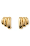Eliou Éliou Tripla Drop Earrings In Gold