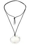 Eliou Venus Wrap Necklace In Black