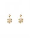 Eliou Women's Buzo Earrings In Gold/white In Gold