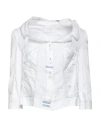 Elisa Cavaletti By Daniela Dallavalle Woman Blazer White Size 8 Linen, Cotton, Elastane In White