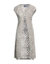Elisa Cavaletti By Daniela Dallavalle Woman Cardigan Beige Size 8 Polyester, Polyamide, Viscose, Met In Beige