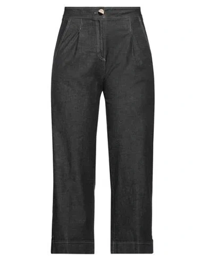 Elisa Cavaletti By Daniela Dallavalle Woman Jeans Black Size 30 Cotton, Elastane, Polyester