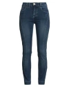 Elisa Cavaletti By Daniela Dallavalle Woman Jeans Blue Size 26 Cotton, Elastane In Animal Print
