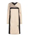 Elisa Cavaletti By Daniela Dallavalle Midi Dresses In Beige