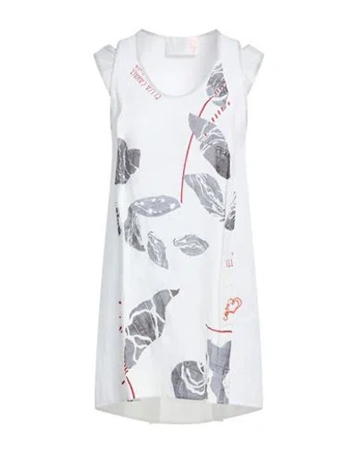 Elisa Cavaletti By Daniela Dallavalle Woman Mini Dress Off White Size S Cotton, Polyester, Elastane