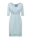 Elisa Cavaletti By Daniela Dallavalle Woman Mini Dress Sky Blue Size 8 Viscose, Polyester, Polyamide In Blue