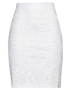 Elisa Cavaletti By Daniela Dallavalle Woman Mini Skirt White Size 6 Cotton, Polyester, Elastane In White