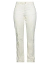 Elisa Cavaletti By Daniela Dallavalle Woman Pants Beige Size 26 Cotton, Elastane