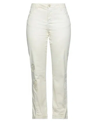 Elisa Cavaletti By Daniela Dallavalle Woman Pants Beige Size 26 Cotton, Elastane