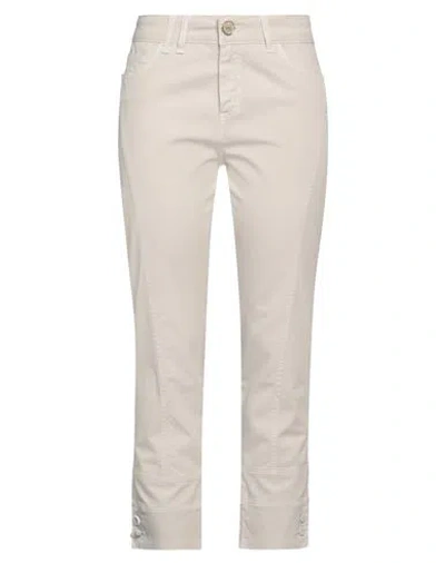 Elisa Cavaletti By Daniela Dallavalle Woman Pants Beige Size 14 Cotton, Polyester, Elastane In Beige