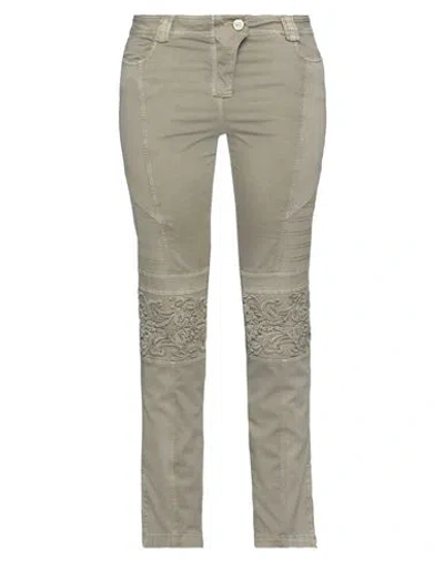 Elisa Cavaletti By Daniela Dallavalle Woman Pants Khaki Size 27 Cotton, Viscose, Elastane In Beige