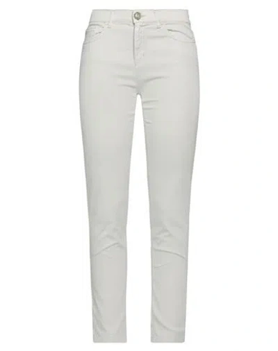 Elisa Cavaletti By Daniela Dallavalle Woman Pants Light Grey Size 14 Cotton, Polyester, Elastane