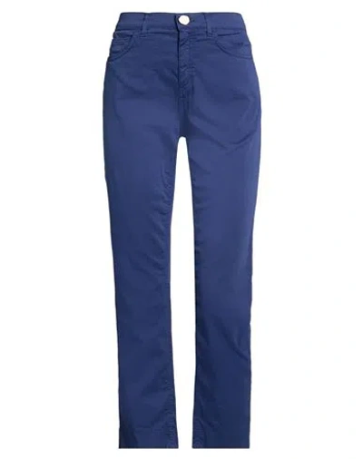 Elisa Cavaletti By Daniela Dallavalle Woman Pants Navy Size Xs Cotton, Elastane In Blue