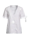 Elisa Cavaletti By Daniela Dallavalle Woman Shirt White Size 6 Cotton In White