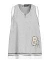 Elisa Cavaletti By Daniela Dallavalle Woman Tank Top Light Grey Size 6 Viscose, Elastane In Grey