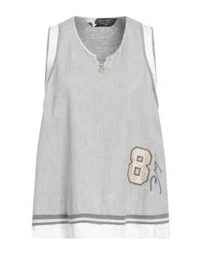 Elisa Cavaletti By Daniela Dallavalle Woman Tank Top Light Grey Size 6 Viscose, Elastane
