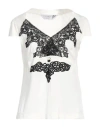Elisa Cavaletti By Daniela Dallavalle Woman Top Ivory Size 6 Viscose, Elastane In White