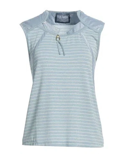 Elisa Cavaletti By Daniela Dallavalle Woman Top Sky Blue Size 6 Viscose, Polyester, Polyamide, Elast