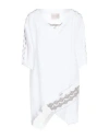 Elisa Cavaletti By Daniela Dallavalle Woman Top White Size 10 Linen, Polyamide, Polyester In White