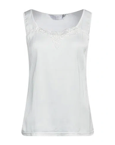 Elisa Cavaletti By Daniela Dallavalle Woman Top White Size 10 Viscose, Elastane