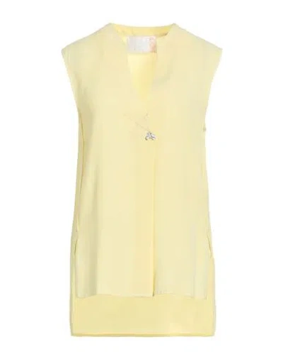 Elisa Cavaletti By Daniela Dallavalle Woman Top Yellow Size 10 Viscose