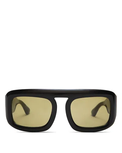 Elisa Johnson Aries Aviator Sunglasses, 57mm In Black