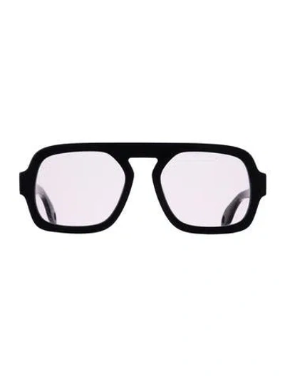 Pre-owned Elisa Johnson Aviator Tinted Sunglasses In Black