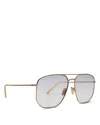 Elisa Johnson Celine Oversized Aviator Sunglasses, 58mm In Multi