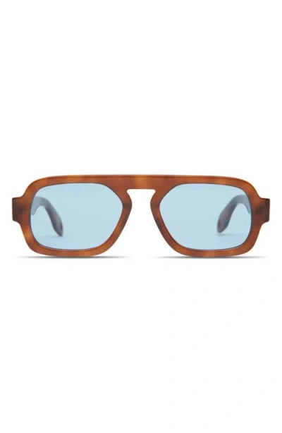 Elisa Johnson Jane 54mm Aviator Sunglasses In Brown