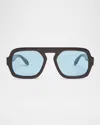 Elisa Johnson Jane Sunglasses In Dark Brown