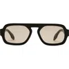 Elisa Johnson Jane Mini 52mm Aviator Sunglasses In Black