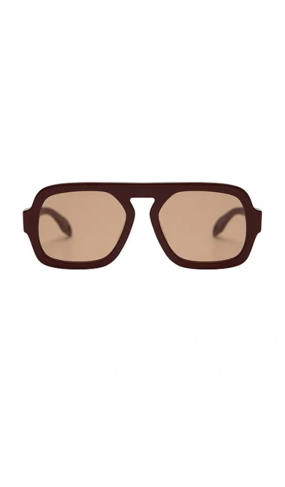 Elisa Johnson Jane Sunglasses In Brown